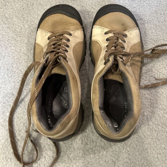 KEEN Womens US 7-1/2 EU 38 UK 5Leather Hiking Trail Walking Shoes Brown - Picture 4 of 8